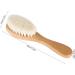 LIYJTK Baby Head Brush - Soft Natural Goat Hair Comb for Newborns and Toddlers - Buy Online on GoSupps.com