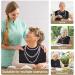 BIXUEJ 3 Pack Adult Bibs for Elderly Washable Feeding Adult Bib with Crumb Catcher Waterproof Clothing Protectors for Adult - Buy Online on GoSupps.com