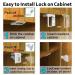 Improved Magnetic Cabinet Locks - Child Safety Locks (6 Locks & 2 Keys) | No Drilling Required | Secure Your Home - Buy Online on GoSupps.com