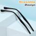 Doitool Metal Glasses Replacement Arm - Universal Sunglasses Brackets & Frame Legs for Repair - Black - Buy Online on GoSupps.com