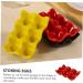 Angoily 1pc Egg Tray Egg Keeper Storage Reusable Egg Cartons Cup Holder Tray Decorations Ceramics - Buy Online on GoSupps.com