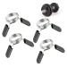 JCTRRJ 4 pieces of dumbbell clamps 30mm for short and barbell poles without thread dumbbell dumbbell dumbbell dumbbell clips for dumbbells dumbbell attachment dumbbell closures 30mm