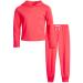Sweet Hearts Girls' Sweatsuit Set - 2 Piece Super Soft Fleece Lined Pullover Hoodie and Jogger Sweatpants (7-16) Hot Pink 7-8