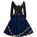 Hanxiulin Women's Christmas Skirt & Hooded Sweater Dress - Dark Blue XXL - Perfect for Autumn & Winter Celebrations - Buy Online on GoSupps.com