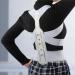 Upper Back Adjustable Posture Corrector Posture Clavicle Support Corrector Invisible Comfortable Back Straight Shoulders Brace Gray L - Buy Online on GoSupps.com
