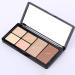 6-In-1 Color Correcting Concealer Contour Palette for Dark Circles & Blemishes with 2 Brushes - Buy Online on GoSupps.com