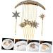 HAPINARY 1 Set Star Moon Hairpin Hair Side Comb Clip Bridal Hair Comb Wedding Hair Barrettes Hair Pin for Decor Hair Side Clip Comb Metal Bridesmaids Headpiece Hair Side Combs Star Hairpins - Buy Online on GoSupps.com