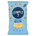 Simply 7, Lentil Chips, Sea Salt, 4 oz,12 Pack, Non-GMO, Nut-Free, Vegetarian, Low Calorie, Plant-Based, Cholesterol-Free, Low Fat, Vegan Snack Salted 1 Count (Pack of 12)