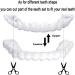 Flipped Warm Veneers Teeth - 2 Pairs of Comfortable False Teeth & Instant Provisional Dentures for a Perfect Smile - Buy Online on GoSupps.com
