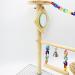 Top Cage Bird Playground & Gym Set for Conure, Parakeets, Cockatiels, Lovebirds - Hanging Chewing Toys & Wood Perch Stand - Buy Online on GoSupps.com