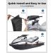 Kemimoto PWC Boat Fenders (Black) - 18x6.5x2.4 - Boat Bumpers for Jet Ski Docking - Buy Online on GoSupps.com