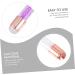 minkissy 2pcs Nail Stamp Nail Art Stamper Head French Tip Nail Tool Nail Art Stamp Tool Nail Art Stamper for French Manicure Nail Art Stamping Tools Silica Gel Template Purple Printing 11.50X2.00X2.00CM Purple - Buy Online on GoSupps.com