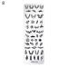 DIY Christmas Nail Art Template - Stainless Steel Snowflake Nail Stamp Plate for Women - Buy Online on GoSupps.com
