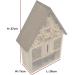 Woodside Wooden Insect & Bee House - Natural Wood Bug Hotel for Garden Nesting - Buy Online on GoSupps.com