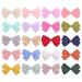 20 pairs of hair clips set small fully lined hair loops clips for girls handicrafts hairpins hairpins crocodile terminals hair clip accessories for babies girls toddlers (multi)