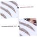 NOLITOY 4pcs Female Transfer Fake Water S Eyebrows Sticker Stimulation Hair-like Brow Authentic False - Buy Online on GoSupps.com
