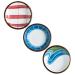 HOMSFOU 3pcs Japanese Sauce Dish Mini Sauce Dish Dipping Bowls Prep Bowls Small Glass Bowls Small Ceramic Bowls Pinch Bowls Mini Condiments Small Vinegar Bowls Round Cold Cuts re-usable 8.5x8.5CM As Shown