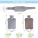 Buy 2L Soft Cover Hot Water Bottle - Ideal for Pain Relief Menstrual Cramps & Warmth | International Shipping - Buy Online on GoSupps.com