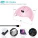 SH-RuiDu 36W LED UV Nail Lamp - USB Nail Dryer & Gel Curing Tool with 3 Timer Auto Sensor for Perfect Nails - Buy Online on GoSupps.com