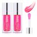 JHSLCHA 2Pcs Plumping Lip Oil  Hydrating Lip Glow Oil  Moisturizing Lip Oil Gloss Transparent Plumping Lip Gloss  Lip Oil Tinted for Lip Care and Dry Lips (RASPBERRY)