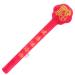 Minkissy massage-knock-stick hammer Massage paddle for the legs Manual Beat massage device Massagehammerstock Massagehammer for the back massage tab toy flannel manual fitness red 48x11cm