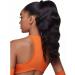 Ponytail Extensions Natural Black Clip in Drawstring Ponytail Hair Extensions Body Wave Human Hair Ponytail Extensions for Women 8-26 inch for Women(24inch 130g) - Buy Online on GoSupps.com