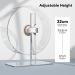 BUCATSTATE 32cm Acrylic Hamster Wheel with Stable Stand | Silent Exercise Wheel for Hamsters, Sugar Gliders, Rats | Transparent - Buy Online on GoSupps.com