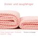 LTBL Microfiber Hair Cloth Wrap - Large Double-Layer Fast Drying Towel for Women - Thickened Hair Drying Towels with Button in Rose & Light Pink - Buy Online on GoSupps.com