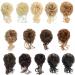 Risbel Super Long Tousled Messy Bun Hair Updo Extension for Women - Synthetic Chignon Hairpiece with Elastic Band | Curly Wavy Ponytail Scrunchie (CXFQ-12) - Buy Online on GoSupps.com