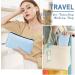 MAANGE Small Waterproof PU Leather Makeup Bag for Women - Light Blue - Buy Online on GoSupps.com