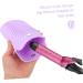 Heat Resistant Hair Curler Insulation Pouch - Silicone Travel Storage Bag for Curling Iron - 20x10cm Purple - Buy Online on GoSupps.com