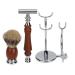 Ultimate Men's Shaving Care Set | Replacement Blades Manual Beard Trimmer Shaving Brush & Knife International Shipping Available - Buy Online on GoSupps.com
