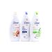 Dove Body Wash Variety Pack - Shea Butter with Warm Vanilla and Cucumber & Green Tea - 16.9 oz / 500 ml (3 Pack) - International Version - Buy Online on GoSupps.com