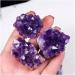 Natural Crystal Rough Crystal Purple Amethyst Hole Quartz Crystal Cluster Geode Druzy Home Decoration Gemstone (Size : 30-40g) - Buy Online on GoSupps.com