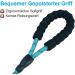 1.8m Thick Dog Leash with Padded Handle - Strong Reflex Seams for Night Safety | Suitable for All Dog Sizes - Blue 180x1.2 cm - Buy Online on GoSupps.com