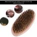 Premium Beech Wood Beard Brush | Bristle Beard Brush for Men | Travel-Friendly Oval Beard Care Tool | Tokaneit - Buy Online on GoSupps.com