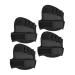 FOMIYES 2 Pairs Five Finger Half Socks Forefoot Pads Front Foot Pads Sweat-Absorbing Half Socks Half Sole Pads Front Palm Cushions Front Palm Pads Half Palm Pads Anti-Slip Half Socks Black 12X10.5cm