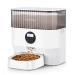 5L Automatic Cat Feeder, Auto Pet Feeder for Cats Dogs, Dry Food Dispenser, Smart Timed Feeder, Programmable Portion Control, 4 Meals per Day, 10s Voice Recorder for Small & Medium Pets