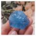 1pcs Natural Aquamarine Quartz Beryl Gemstone Crystal Stone Specimen Decoration Full of Texture (Size : 60-75g)