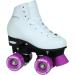 Epic Skates Princess Quad Roller Skates White/Purple Youth 4 - Premium Youth Roller Skates - Buy Online on GoSupps.com