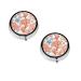 (Coral Reef) Round Pill Box 3 Compartment Pill Box Mini Decorative Pocket Purse Portable Travel Medicine Tablet Vitamin Holder Organizer Pill Case