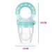 BEBI BORN Baby Fruit Teat - 1 Teat + 3 BPA-Free Silicone Teats (3-24 Months) | Safe & Versatile Fruit Teat for 4+ Months | Blue Teat with Usage Instructions - Buy Online on GoSupps.com
