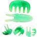 Magiclulu 3 Sets Scalp Massage Device - Jade Comb & Y-Shaped Fork Scraping Tool for Relaxation & Care - Buy Online on GoSupps.com