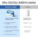 CELFULL NADH Supplement 40mg Enchance NMN Alternative NAD+ Supplement for Immune Support Anti-Aging Boost Brain Cognition & Chronic Fatigue Supplements 60 tablets - Buy Online on GoSupps.com