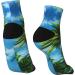 Summer Palm Tree Socks for Women & Men | Comfortable Fashionable Patterns - One Size Fits All - Buy Online on GoSupps.com