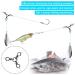 AMYSPORTS Fishing Swivel Tackle 3 Way Connector 50pcs - Size 6 (33lb) for Saltwater & Freshwater - Buy Online on GoSupps.com