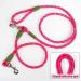 Premium Reflective Dog Leash for Running Walking & Training - Durable Crossbody Design for Small to Large Dogs - Pink Rose - Buy Online on GoSupps.com