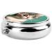 Curious Cat Round Pill Box - 3 Compartment Portable Organizer for Travel & Purse - Buy Online on GoSupps.com