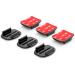WEALPE Glue Containment Helmet Holder - 3M Adhesive Brackets for GoPro Hero 11 10 9 8 7 & More with 6 Adhesive Pads - Buy Online on GoSupps.com