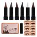 Eyeliner Pencils | Waterproof Eyeliner in 6 Colors - Natural Sweat-Resistant Eyeliner - For Young Men Women and Adults - Halloween Dating Stage Performance Party Holidays